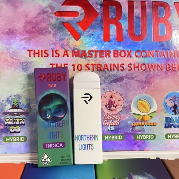 ruby bars 2g disposable