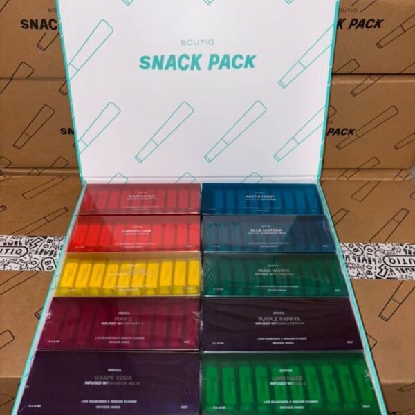 boutiq snack pack infused minis thca prerolls