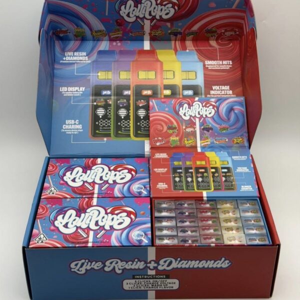 lollipops 2g dual flavors disposable