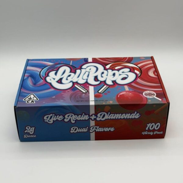 lollipops 2g dual flavors disposable