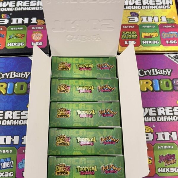 crybaby trios 3g disposable 3-in-1