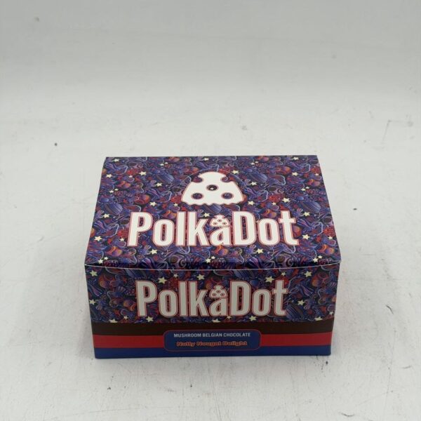 polkadot mushroom belgian chocolate