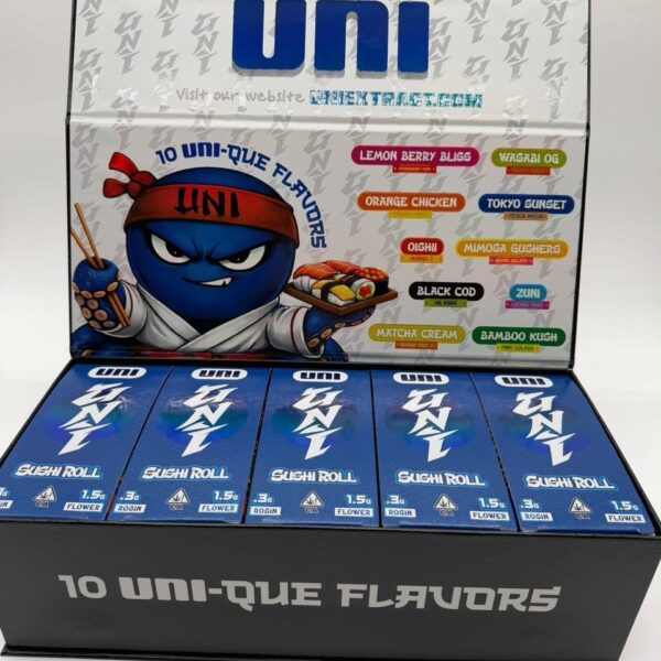 uni extracts sushi roll 7.5g flowers
