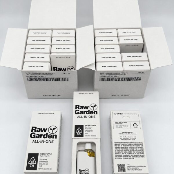 raw garden all-in-one 1g disposable