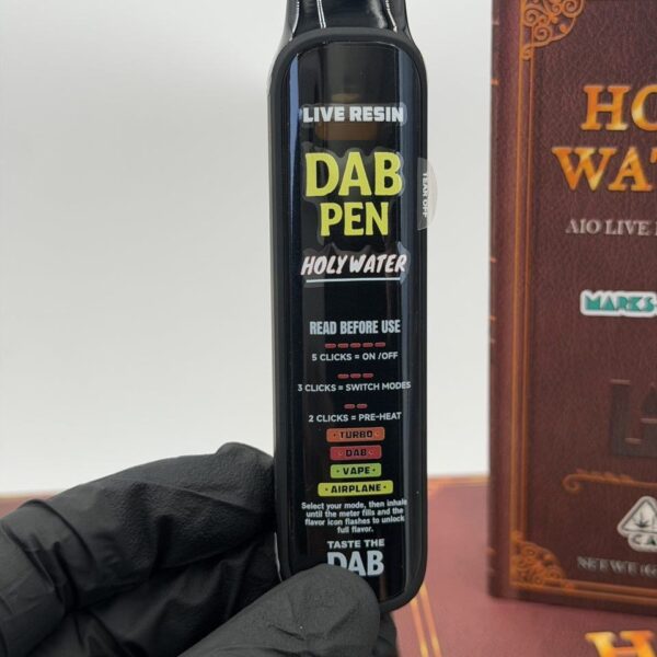holy water dab pen 1g disposable