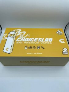 choiceslab 2N1 premium 2g vape dual flavor